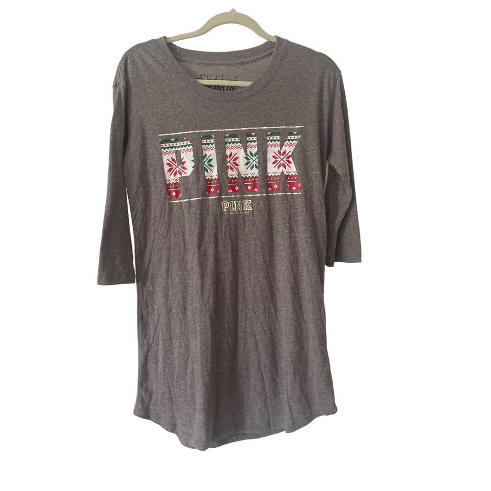 Victoria’s Secret Pink women’s XS holiday pajama top